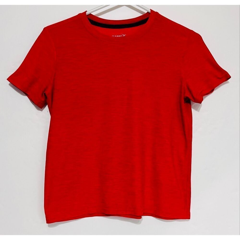 Old Navy Active Orange Red Short Sleeve Tee   Boys Size M (8)